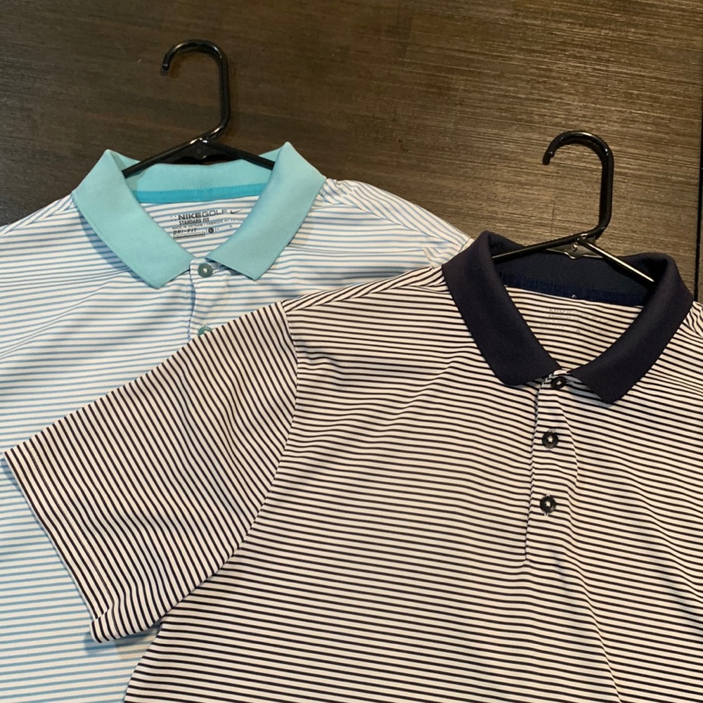 Nike Dri-Fit Golf Polos (2)